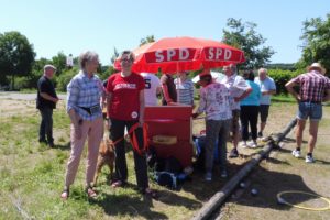 Dr. Ilja-Kristin Seewald, SPD Bundestagskanditin und Marion Kütemeyer